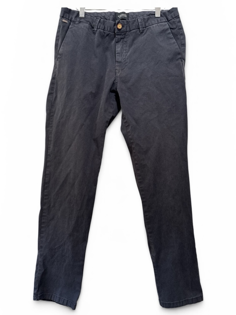 Scotch & Soda Men's Dark Navy Straight-Leg Pants #544